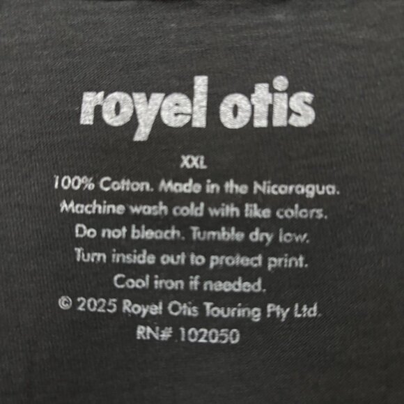 Royel Otis Hickey Album Track List T-Shirt Size XXL - Picture 4 of 5